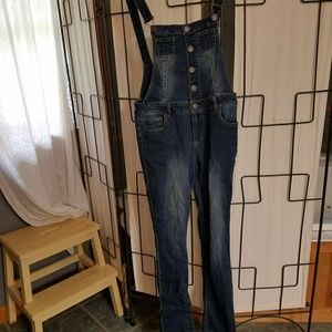 Denim overalls